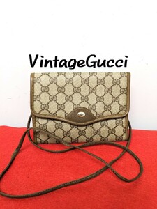 美品 Gucci GG ショルダーバッグ 2wayポシェット 財布 パスケース