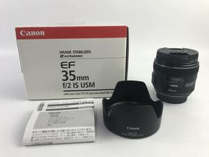 1000円〜■★動作未確認★ Canon キャノン カメラレンズ EF 35mm 1:2 f/2 IS USM フルサイズ対応 ★okoy-2640864-242★ p6172