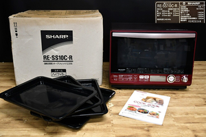 EY5-29 現状品 動作確認済 SHARP シャープ 電子レンジ スチームオーブンレンジ RE-SS10C-R 2016年製 | キッチン家電 保管品