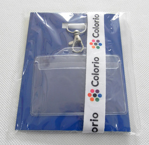 エプソン カラリオ カードケース付き ストラップ ネームカード ネックストラップ レア グッズ 未使用 EPSON Colorio プリンター パスケース