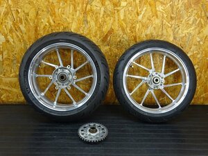 【231128】CB1300SB(SC54-1501)● 社外ホイール前後SET フロント/リア ポリッシュ ゲイルスピード Type-R 【スーパーボルドール CB1300SF