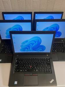 送料無料 Lenovo ThinkPad L470 5台 ＋ 外付けWebカメラ5個セット 第7世代Core-i3 7100U 2.4Ghz/メモリ4GB/HDD無し/Wi-Fi//Win11Pro64Bit③