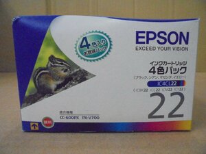 ◎アウトレット新品未使用純正品【EPSONインクカートリッジ 4色パック IC4CL22】◎2211291