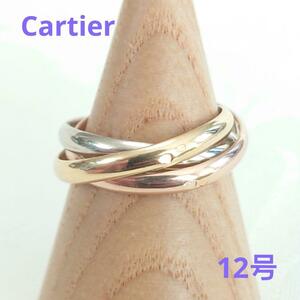 【新品仕上げ済】Cartier カルティエ トリニティリング 52 12号