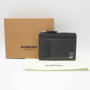 【箱あり】BURBERRY 8065932 カードケース コインケース付き＜財布＞バーバリー メンズ レディース ブランド ブラック 小銭入れ