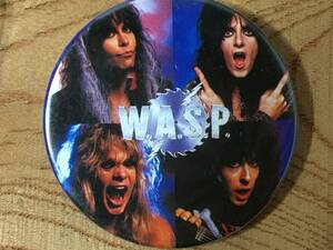 W.A.S.P. 缶バッヂ ワスプ 悪魔の化身 WASP FxxK LIKE A BEAST LOVE MACHINE BLIND IN TEXAS LAメタル ヘヴィメタル ヘビメタ HEAVY METAL