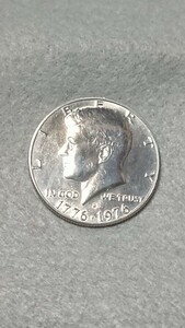 ケネディー ハーフダラー 1776〜1976年リバティーコインD刻印有り（中古）銀 硬貨 アメリカ アンティーク