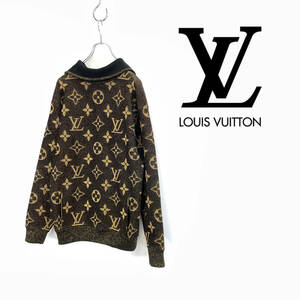 2021AW LOUIS VUITTON ルイヴィトン モノグラム ラメ ニット セーター size M RW221W IS5 FMKL03 1205671