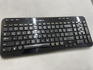 ワイヤレスキーボード K360 Logitech ブラック レシーバー付【即決可能】【動作品】