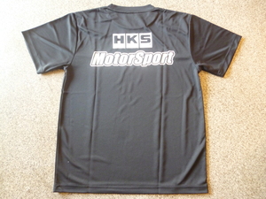 即納 HKS MOTORSPORT T-shirt Tシャツ BK ブラック XLサイズ (51007-AK248) 送料無料
