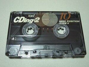 カセットテープ TDK CDing-2 ハイポジション 片面5分 往復10分 タイプ2 ハイポジ 