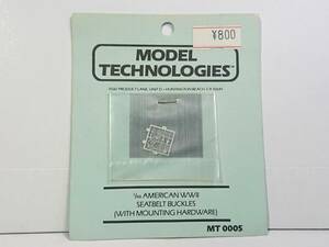 MODEL TECHNOLOGIES 1/48 アメリカ WW2 シートベルトバックル MT0005 エッチングパーツ