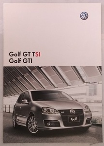 Golf GT TSI　Golf GTI　(ABA-1KBLG, ABA-1KAXX)　車体カタログ　2007.8　ゴルフ　古本・即決・送料無料　管理№ 3370F