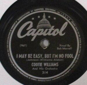 JAZZ 78rpm ● Cootie Williams And His Orchestra I May Be Easy, But I