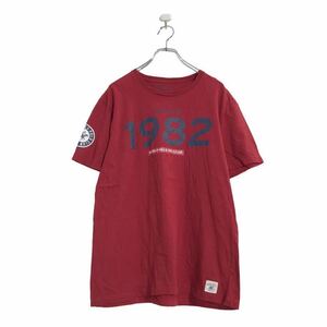 BEVERLY HILLS POLO CULB 半袖 プリント Tシャツ 2XL ボルドー ビバリーヒルズポロクラブ 1982 古着卸 アメリカ仕入 a508-5010