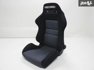 【 売り切り 】 RECARO レカロ SR2 SR-2 汎用 セミバケットシート セミバケ 黒×灰色 1脚 底止め ダイヤル両側 180SX セリカ など 棚2F-E-2