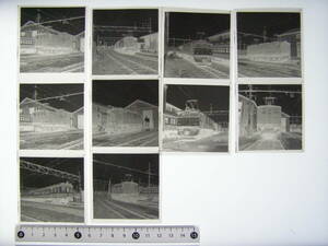 (B23)846 写真 古写真 鉄道 鉄道写真 ED181 ED194 ED621 他 昭和49年6月30日 伊那松島機関区 長野 フィルム ネガ 6×6㎝ まとめて 10コマ 
