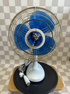 三菱 MITSUBISHI 昭和レトロ 扇風機　DM-30ND A.C ELECTRIC FAN 30cm細目扇　※通電確認 首振りジャンク