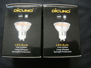 DiCUNO／＜LEDバルブ*LEDスポットライト*(Model:GU10-60SMD)5W・2個＞□彡『未使用品』