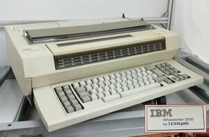 【レア】IBM 電子タイプライター Wheelwriter 3500(6787-005) 中古インクリボン付 文字入力OK 即日発送 一週間返品保証【H24043005】