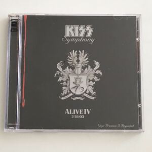 送料無料 評価1000達成記念 ロックCD KISS ”Synphony Alive IV 2-28-03” 2CD Sanctuary アメリカ盤