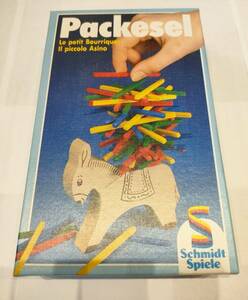 【未使用】ドイツ製 ロバの荷物ゲーム Packesel 51503 木製玩具 知育玩具