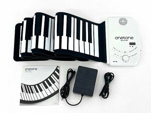 ONETONE/ワントーン 88鍵盤 ロールアップピアノ OTR-88 スピーカー内蔵 充電池式