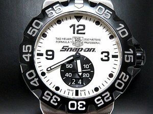 TAG HEUER　Snap-on　タグホイヤー スナップオン WAH1011 フォーミュラ1　グランドデイト FORMULA 1　美品　限定品　希少　レア