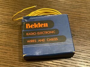 ビンテージ Belden 単線 エフェクター、アンプ等 内部 配線材 1ｍ ビンテージコンデンサー専門店 パルスコミューン お勧め #1(在庫7)