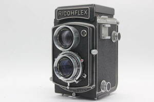 【訳あり品】 リコー Ricohflex RIKEN RICOH 8cm F3.5 二眼カメラ s4314