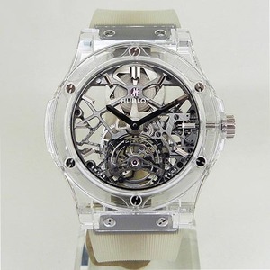 中古美品ウブロ【HUBLOT】 505.JX.0120.RT.YOS18 クラシックフュージョン トゥールビヨン サファイア ヨシダスペシャル 限定28本