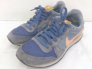 ◇ NIKE ナイキ 629684-404 WMNS NIKE INTERNATIONALIST スニーカー シューズ サイズ23.5cm ブルー系 レディース