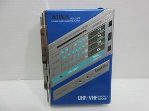 ◆AIWA アイワ HS-UV9 カセットボーイ ポータブルカセットプレーヤー 動作未確認 現状渡し