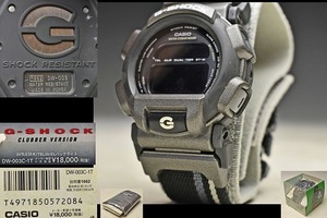 【CASIO カシオ G-SHOCK】nexax ネグザクス 黒 DW-003C-1T クラブバージョン 1997 ダギング モノトーン 説明書付き ケース付き