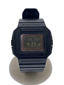 CASIO◆ソーラー腕時計/アナログ/ラバー/BLK/GW-5510