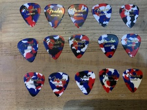 フェンダー　ピック　マーブル　351 Shape Picks Confetti Medium 15枚　送料84円