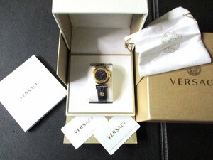 ★とちぎ屋！【ＶＥＲＳＡＣＥ】ヴェルサーチ メドゥーサＳＳ＆Ｋ１８ＧＰ Ｐ５Ｑ ３０ｍ防水 レディース腕時計★