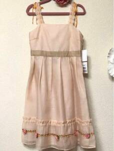 JILL STUARTお花が可愛いドレス　② S オレンジ新品定価24,150円