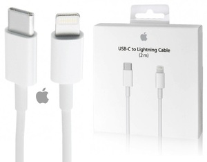 ライトニングケーブル USB-Cケーブル Lightning-USB-Cケーブル 2m iPhone/iPad/iPod対応ケーブル アップル(Apple)純正品 MKQ42AM/A