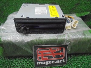 9EK5604IF4 ) ダイハツ タントカスタム L375S/L385S 後期型にて使用　ケンウッド　1DIN　CD/USBプレイヤー　Y21-7960-03　　KENWOOD