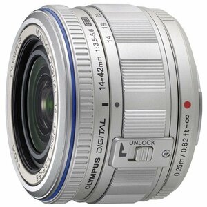 OLYMPUS M.ZUIKO DIGITAL ED 14-42mm F3.5-5.6-SLV(中古品)