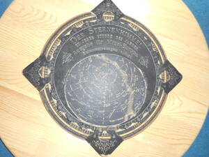 即決アンティーク1900年頃『ドイツ星座早見盤』天球図、天文、星座早見盤、星図、星座図絵Star map, Planisphere, Celestial atlas