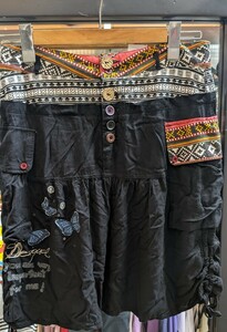 Desigual　デシグアル　パンツ　ショートパンツ　ブラック　黒　サイズ38