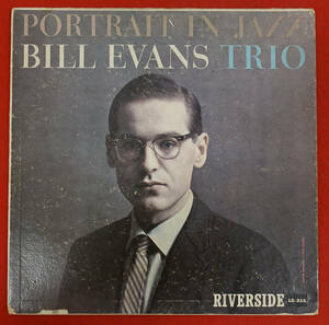 美盤! UK Riverside Whiteレーベル PRLP 12-315 完全オリジナル Portrait in Jazz / Bill Evans