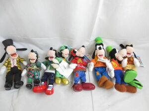 【同梱可】中古品 ディズニー グーフィー のみ #おでかけポージーブラッシー 他 ぬいぐるみバッジ 等 8点 グッズセッ