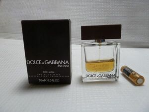 SIW826 【残量3割ほど】 香水 ドルチェ アンド ガッパーナ ザ ワン フォーメン オードトワレ 30ml DOLCE＆GABBANA