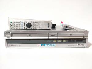 ●整備済み●VHS⇔DVD⇔HDDダビングデッキ SONY RDR-VH83 ギア新品に交換済み リモコン/取説CD付き SONY