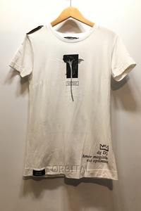 経堂) ドルチェ&ガッバーナ Dolce&Gabbana エポレット Tシャツ F8M23Z サイズ40 ホワイト レディース