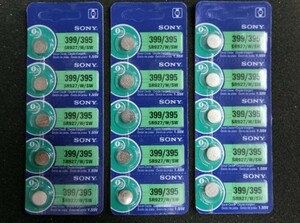15個セット　SONY　ソニー　 SR927SW 時計用電池　腕時計　酸化銀電池　コイン型リチウム電池　ボタン電池　コイン電池 