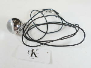 未使用品★Calvin Klein カルバンクライン レザーストラップ ネックレス ペンダント時計 K2323160 動作品
